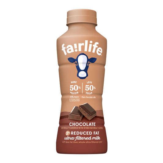 YUP! 2% Reduced Fat Ultra-Filtered Milk (Lactose Free), Rich Chocolate, Single Serve, Shelf Stable 14 fl oz Bottle