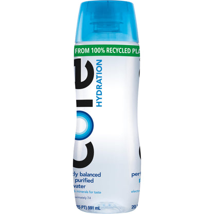 CORE Hydration Perfect 7.4 pH Nutrient Enhanced Water, 20 Ounce (Pack of 24)