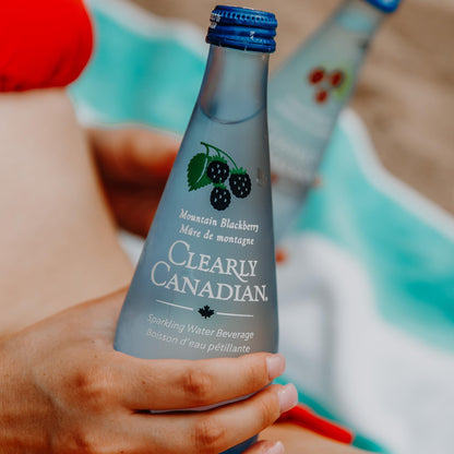 Clearly Canadian Mountain Blackberry Sparkling Water, 11 Fl Oz
