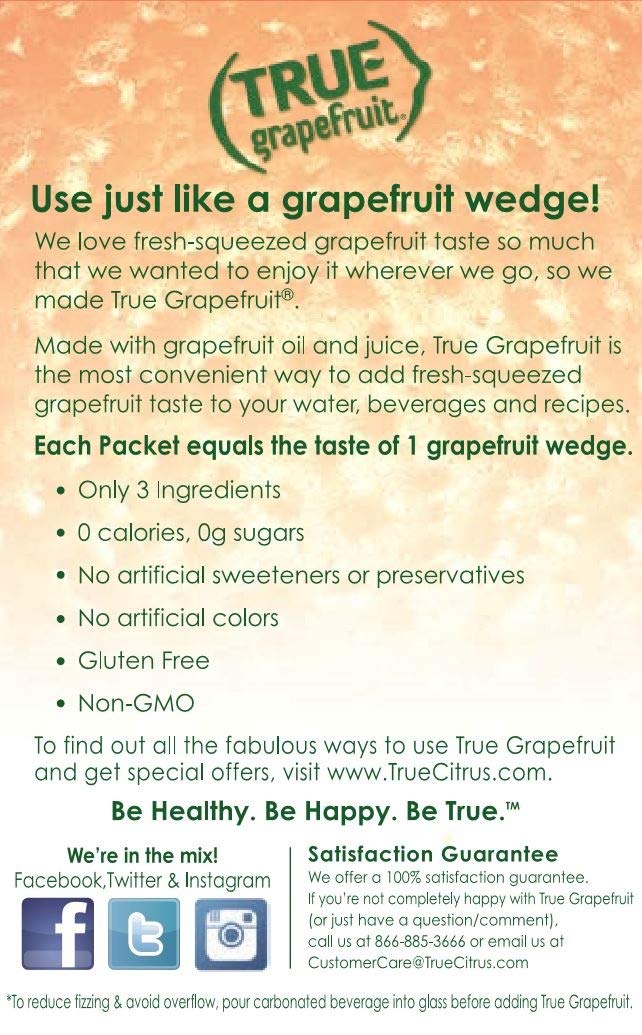 TRUE LEMON and TRUE GRAPEFRUIT Water Enhancers Bundle (132 Count)