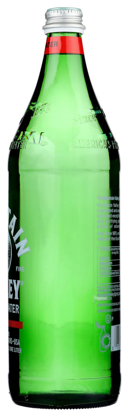 Mountain Valley Water, Water Spring Glass, 33.8 Fl Oz