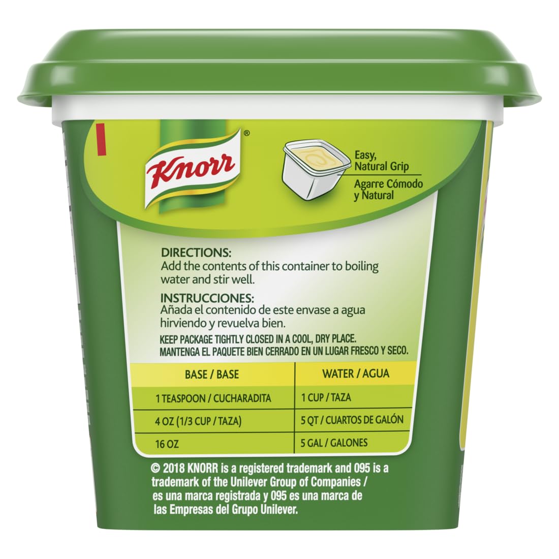 Knorr Professional 095 Seafood Stock Base No added MSG, 0g Trans Fat, 1 lb (Pack of 6)