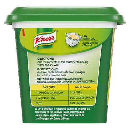 Knorr Professional 095 Seafood Stock Base No added MSG, 0g Trans Fat, 1 lb (Pack of 6)