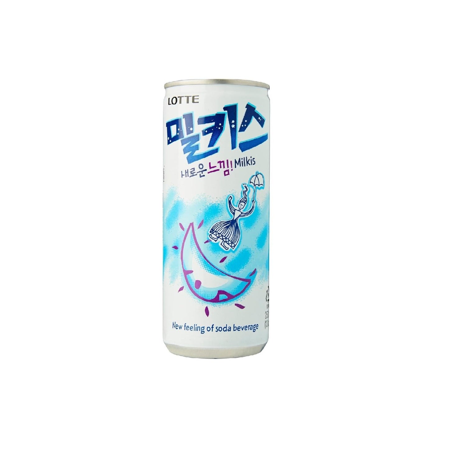 LOTTE Milkis Soda Beverage, 8.5 Fluid Ounce (Pack of 6)