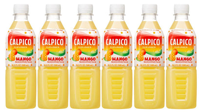 CALPICO Smooth, Creamy & Refreshing Non-Carbonated Beverage, Sweet and Tangy, Japanese Lactic Acid Drink 16.9 Fl oz (Pack of 6)