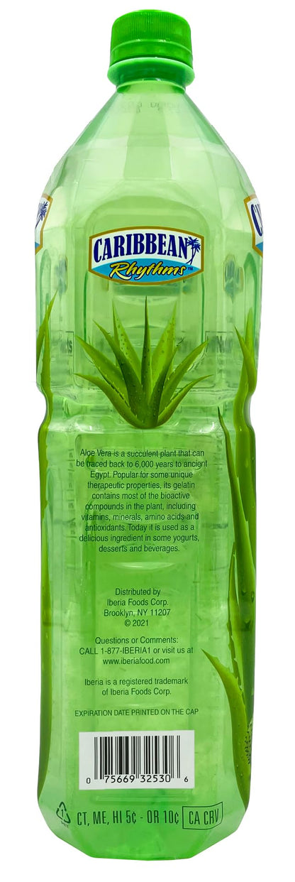 Caribbean Rhythms Aloe Vera Drink with Aloe Pulp, Soursop, 1.5L