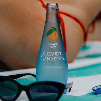 Clearly Canadian Orchard Peach Sparkling Water, 11 Fl Oz