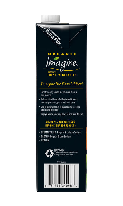 Imagine Foods, Broth No Chicken Low Sodium Organic, 32 Fl Oz
