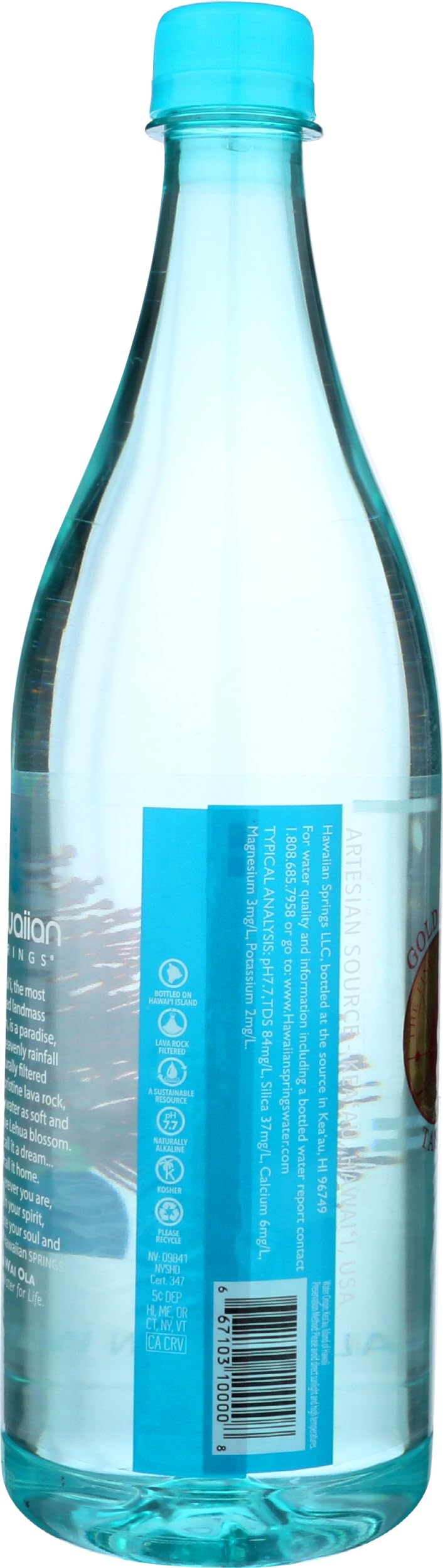 HAWAIIAN SPRINGS Hawaiian Springs Water, 33.8 FZ