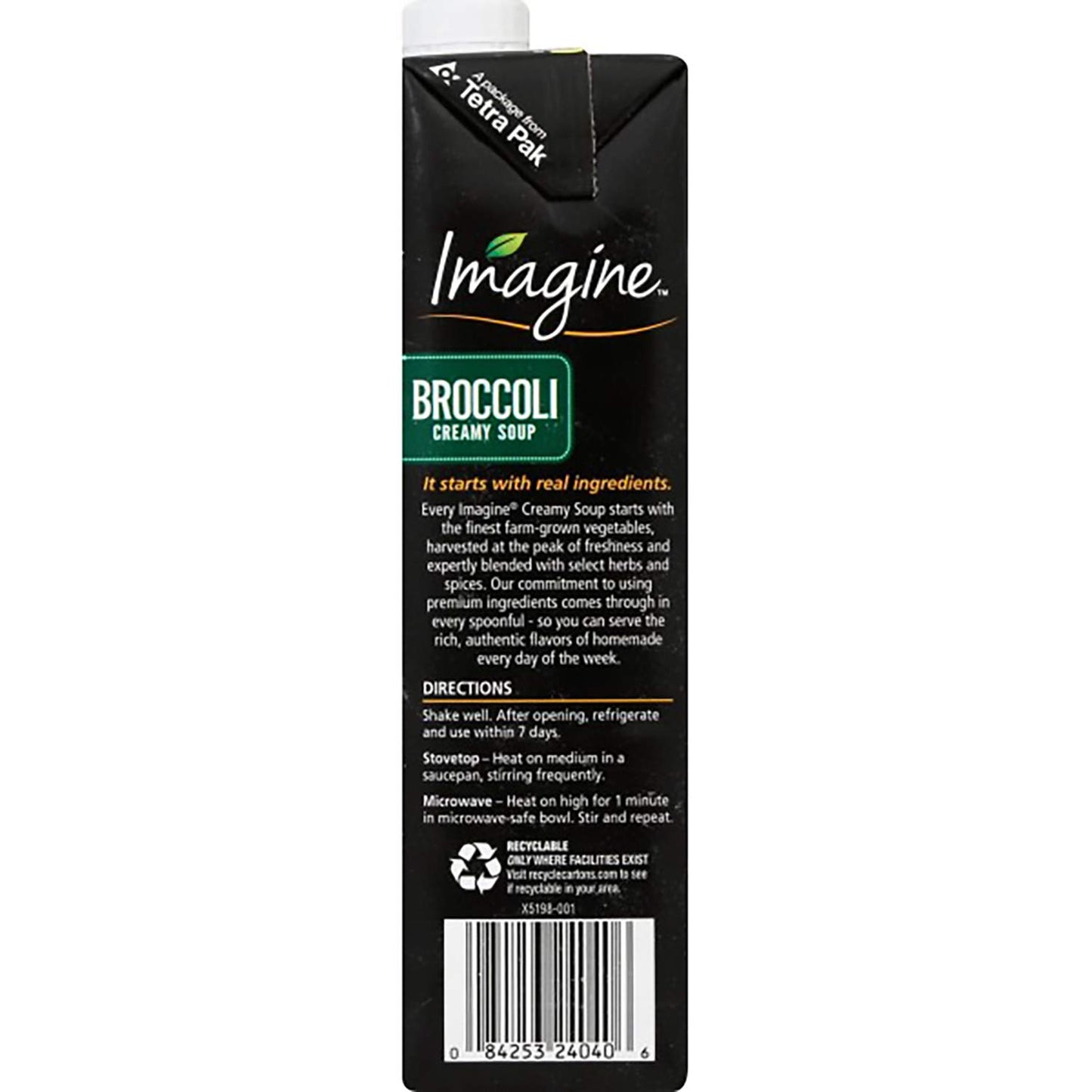 Imagine Organic Creamy Soup, Broccoli, 32 Oz (Pack of 5)