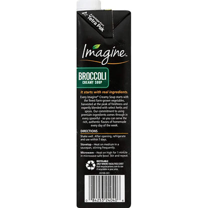 Imagine Organic Creamy Soup, Broccoli, 32 Oz (Pack of 5)