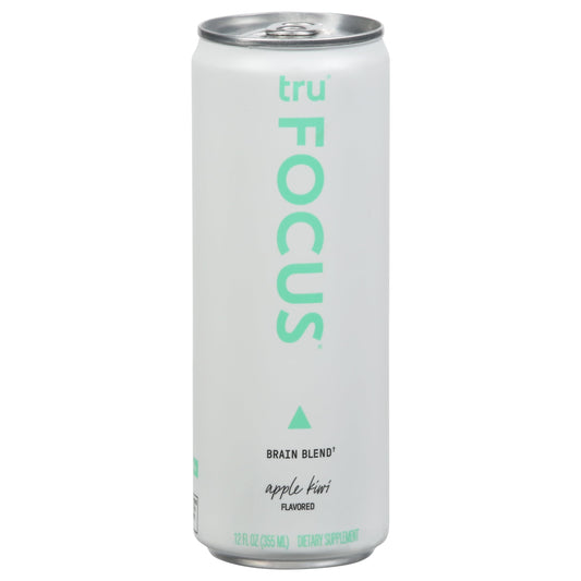 Tru Apple Kiwi Focus Seltzer, 12 Fl Oz