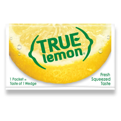 True Lemon 500ct (Pack of 1) - Water Enhancer - Bulk Dispenser - 0 Calorie Drink Mix Packets For Water - Sugar Free Lemon Flavoring Powder Packets