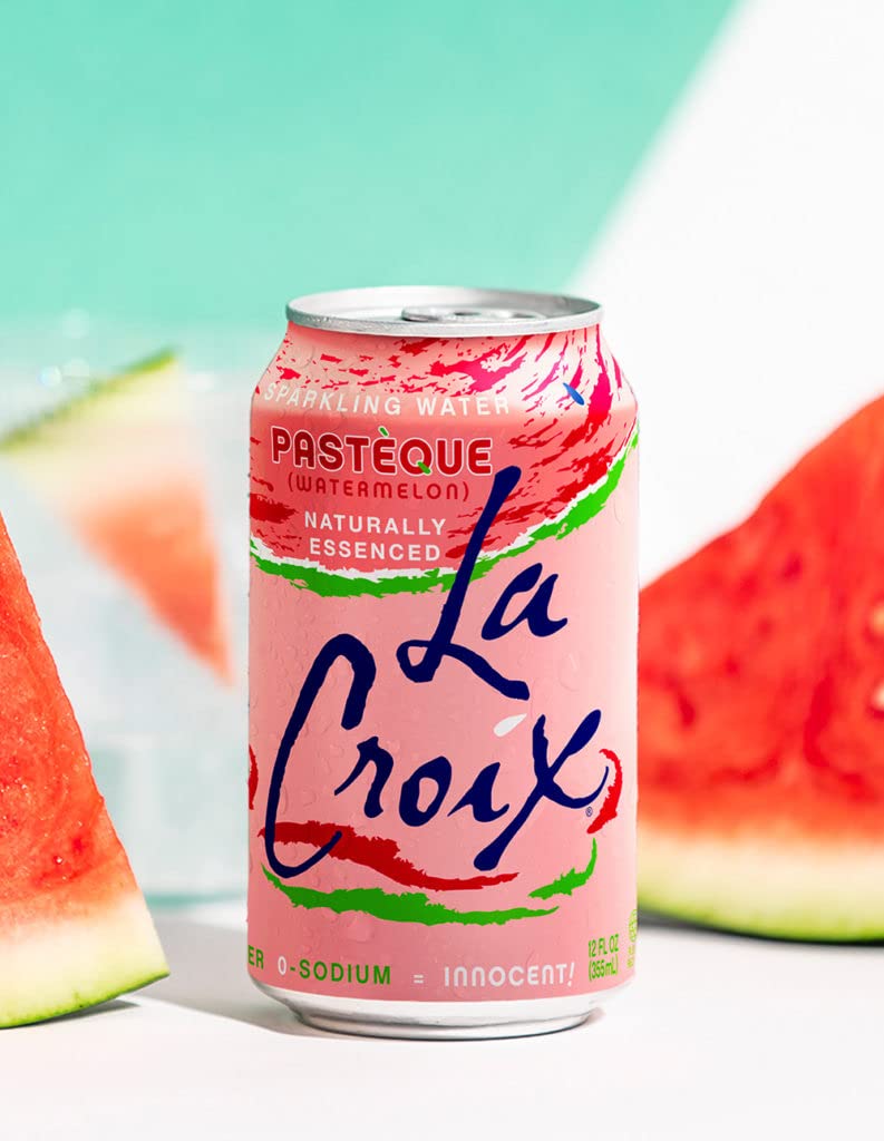 LaCroix Sparkling Water, Pasteque (Watermelon), 12 Fl Oz (pack of 36)