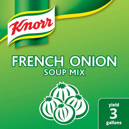 Knorr Professional French Onion Soup Mix Loaded with Real Onions and Beef Fat, Just Add Water, No Artificial Flavors, No added MSG, 0g Trans Fat,1.31 Pound (Pack of 6)