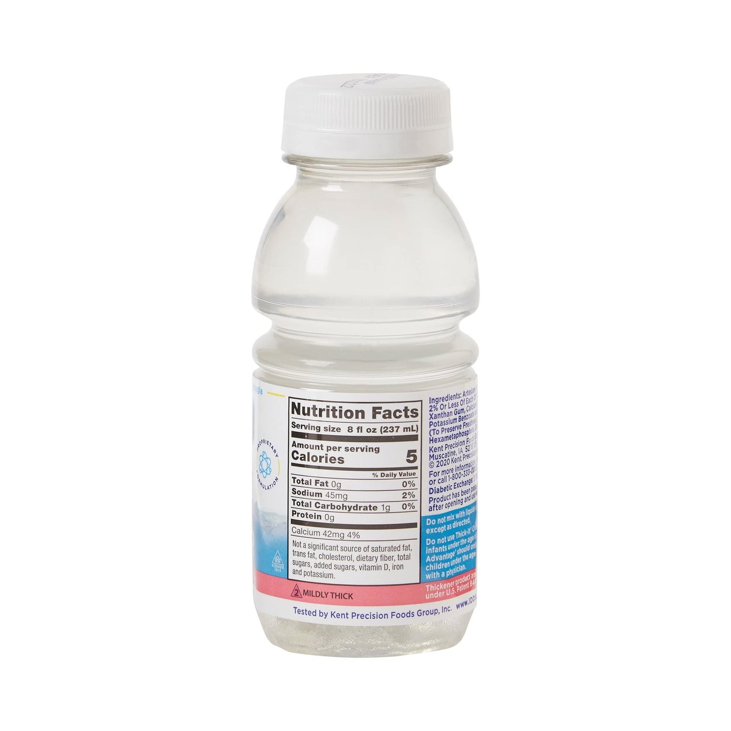 Thick-It Clear Advantage Mildy Thick Water, Nectar Consistency, Ready-to-Drink, Digestible Swallowing Aid, Hydration on the Go, Convenient & Ready-to-Use, No Mixing Needed, 8 oz Bottle (24 Pack)