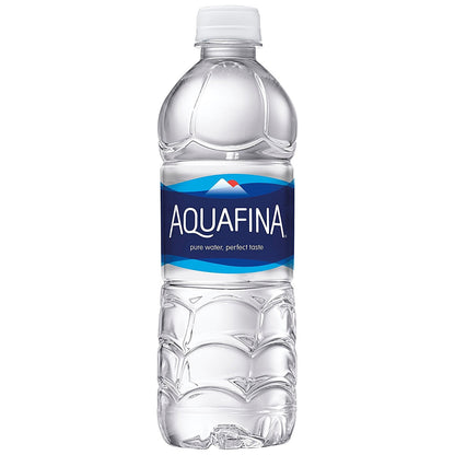 Aquafina Water, Purified, 16.9 Fl Oz (Pack of 24)