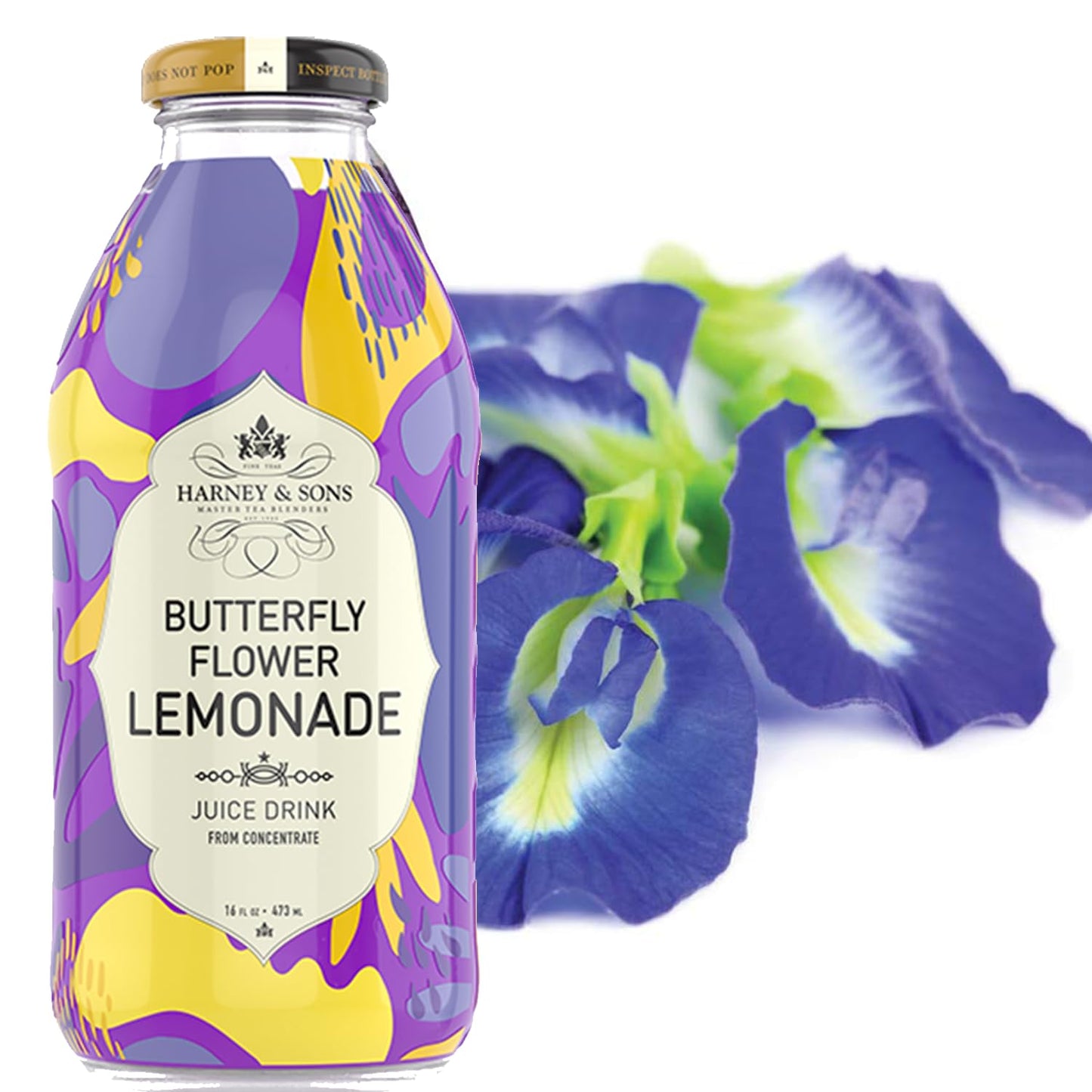 Harney & Sons Lemonade, Butterfly Flower, 16 Oz