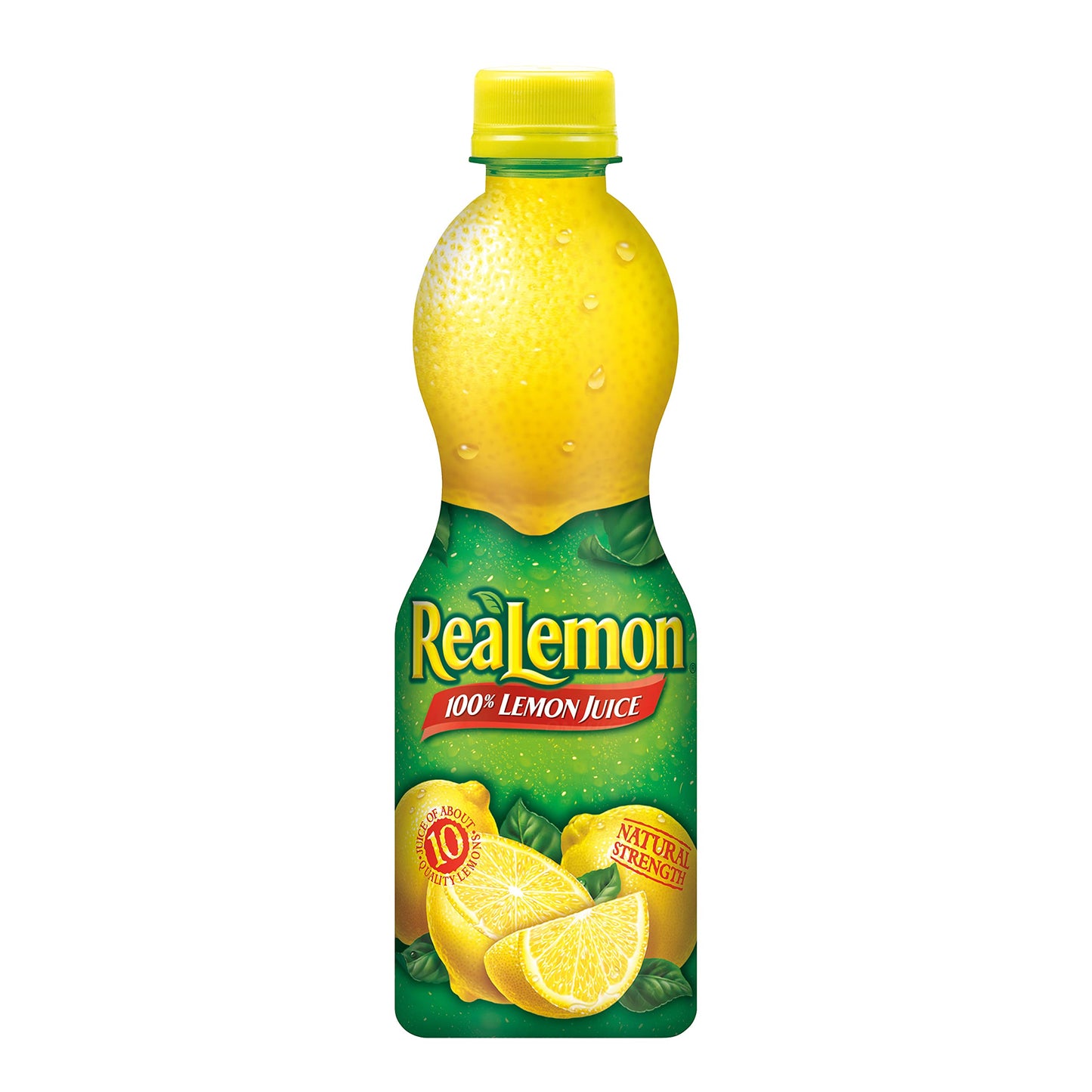 ReaLemon 100% Lemon Juice, 15 fl oz bottle (Pack of 12), Made with Lemon Juice from Concentrate, Gluten-Free, Sodium Free, Perfect Mixer to add to Cocktails and Marinades