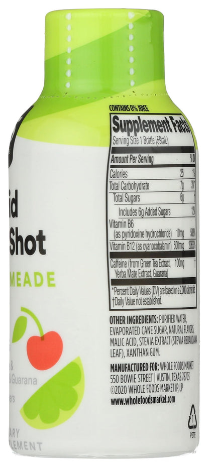 365 by Whole Foods Market Energy Shot, Cherry Limeade, 2 Fl Oz | Single