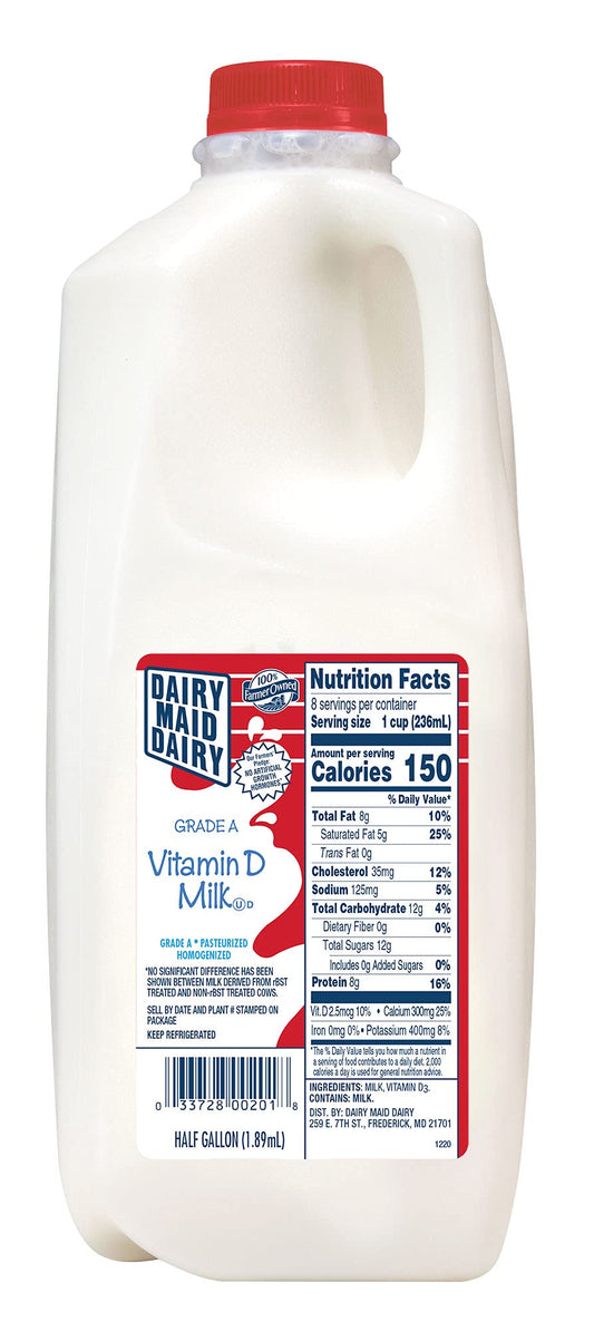 Dairy Maid Dairy Whole Milk, 64 Fl Oz