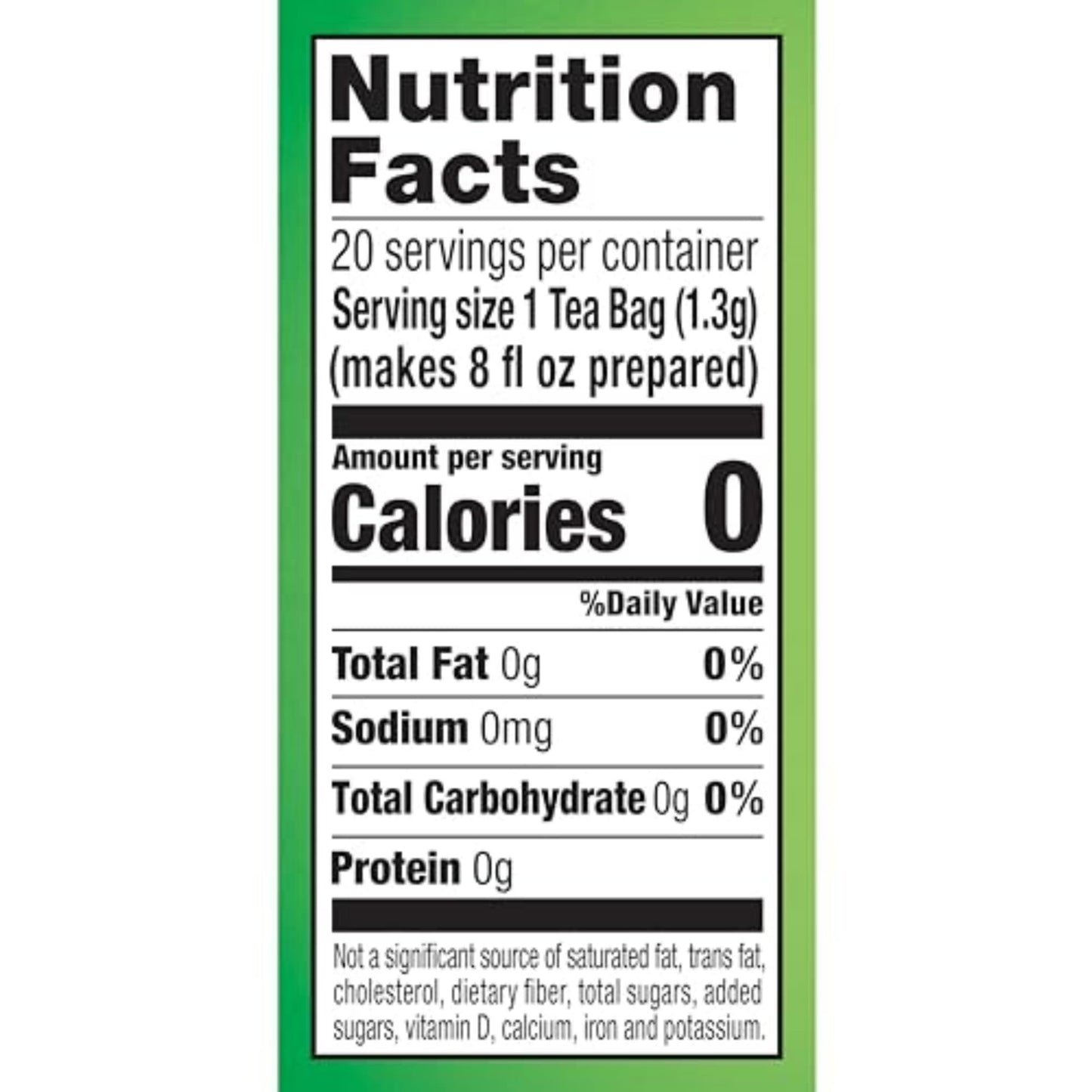 Lipton Lemon Green Tea Bags, Flavored, Unsweetened Teabags for Hot Tea or Iced Tea with Caffeine and Flavonoids, 20 Total Tea Bags