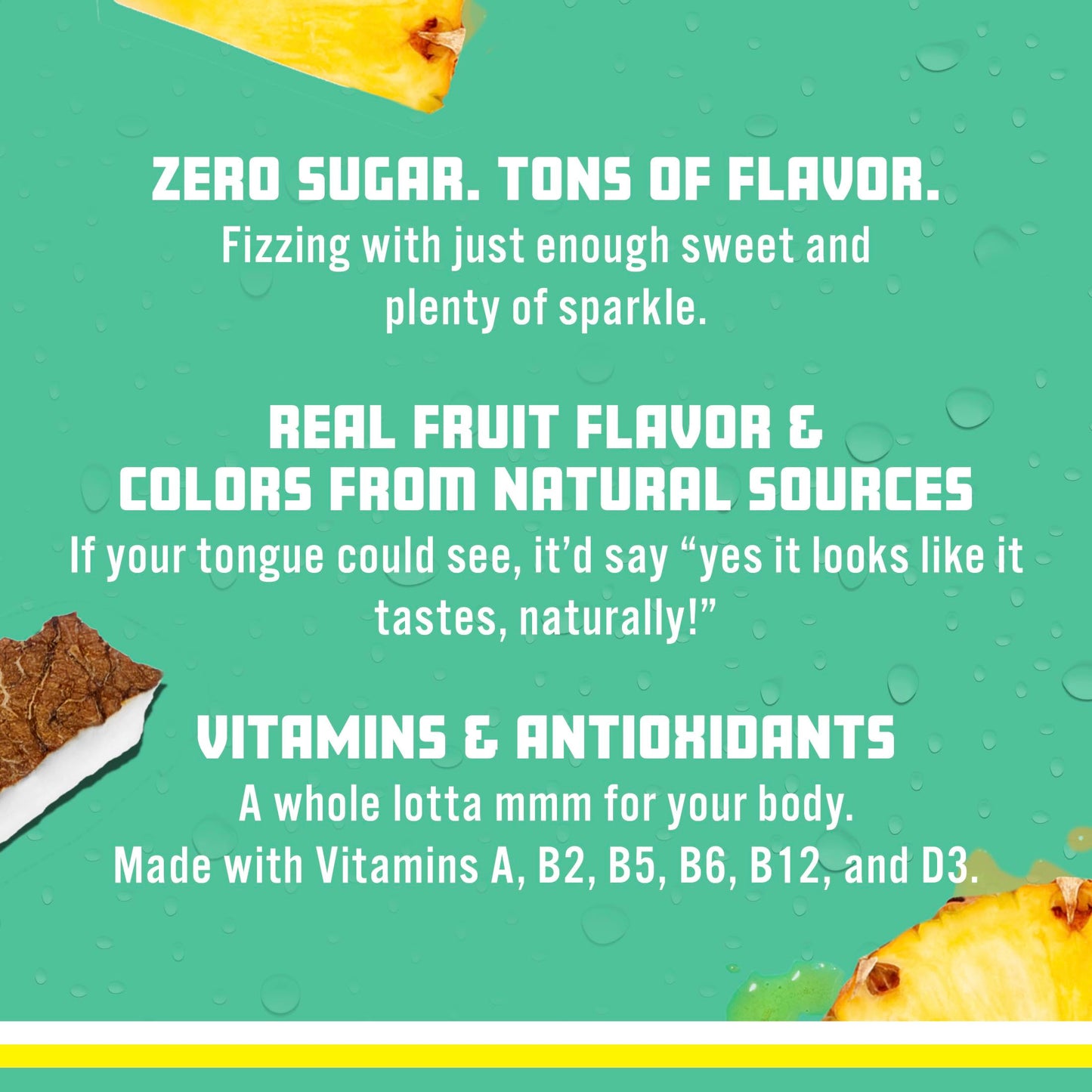 Sparkling Ice, Coconut Pineapple Sparkling Water, Zero Sugar Flavored Water, with Antioxidants and Vitamins, 17 fl oz Bottle