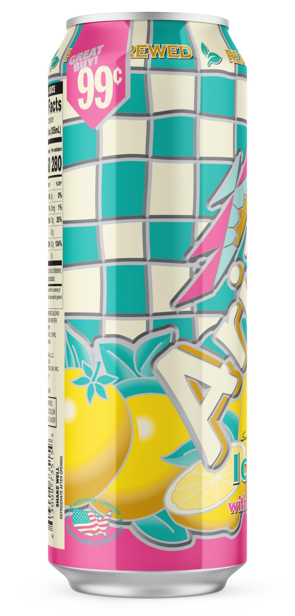 AriZona Beverages Lemon Tea, 23 oz