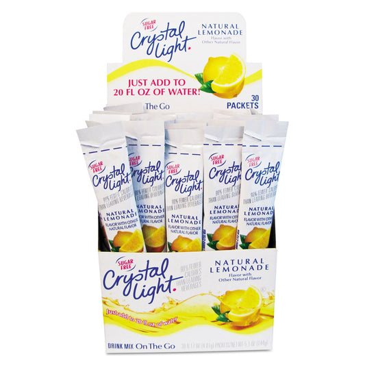 Crystal Light Products Crystal Light-Flavored Drink Mix, Lemonade, 30- 0.17 oz Packets beverage, PACK OF 1