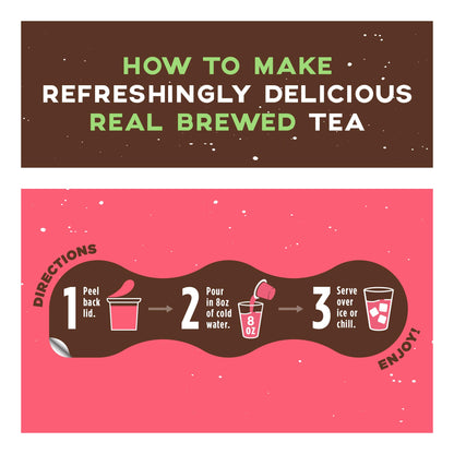 Promise Tea by Java House - Cold-Brewed Tea Concentrate Pods - Ethically Sourced - Hibiscus Lightly Sweet Tea - Pack of 12