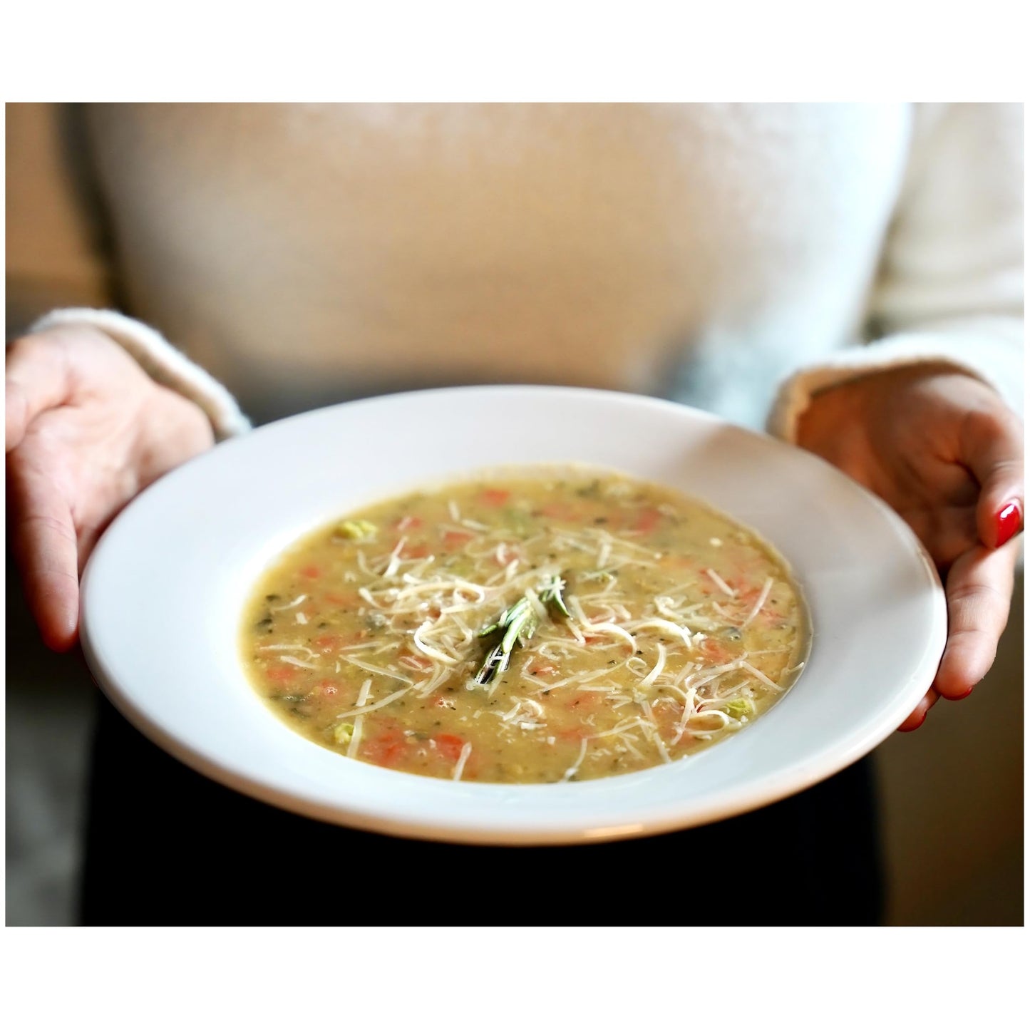 Alessi Autentico Premium Soups, Traditional Flavors, 6oz (Tuscan White Bean, Pack of 6)
