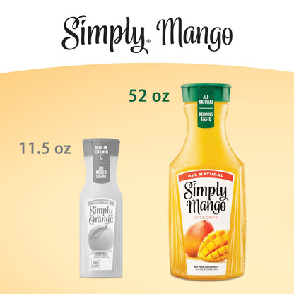 SIMPLY MANGO JUICE DRINK 52oz