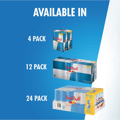 Red Bull Sugarfree Energy Drink, 8.4 Oz