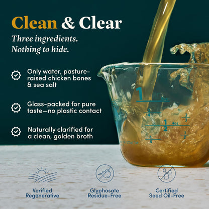FOND Regenerative Pasture-Raised Chicken Bone Broth – Slow-Simmered Chicken Broth for Rich Flavor, Nutrient-Dense, Artisan Quality – 4 Different Flavors, Variety Pack – 14 oz (4-Pack)