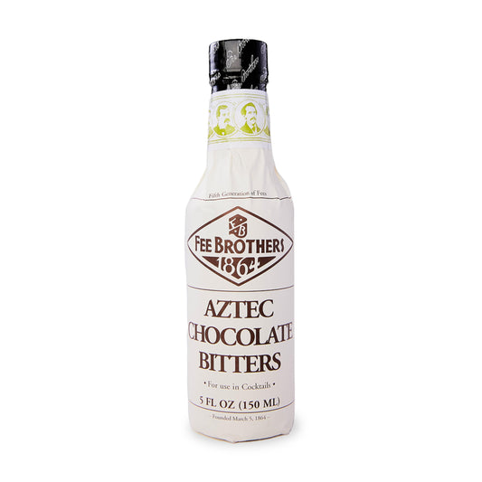 Fee Brothers Aztec Chocolate Cocktail Bitters - Aromatic Cocktail Mixer & Concentrated Flavoring, Gluten Free, Vegan-Friendly, 5 fl oz