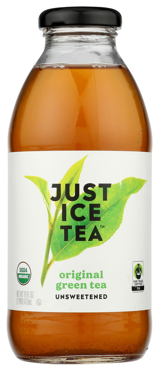 Just Ice Tea, Tea Green Original Organic, 16 Fl Oz
