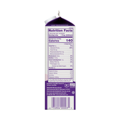 Meyenberg Goat Milk, Whole, Quart, 32 oz