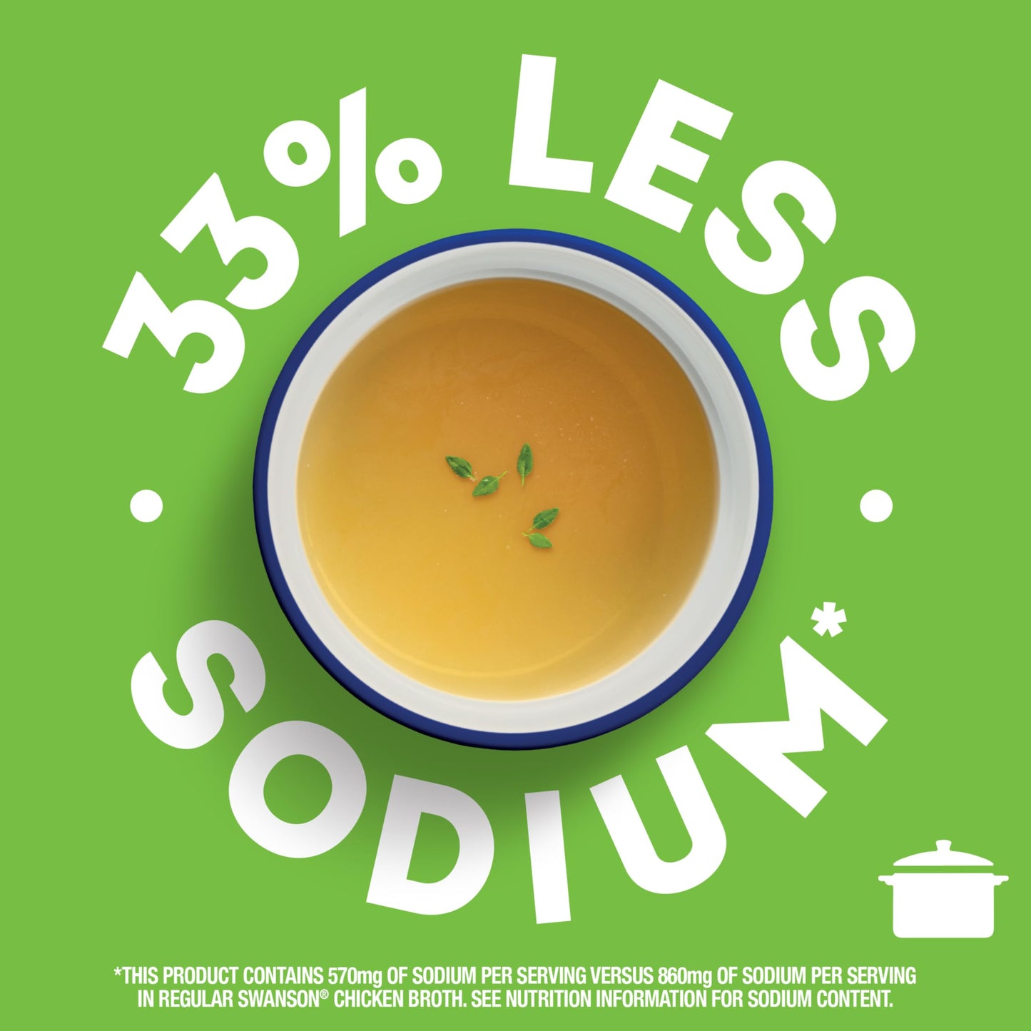 SWANSON S Natural Goodness Lower Sodium Chicken Broth, 32 oz Carton
