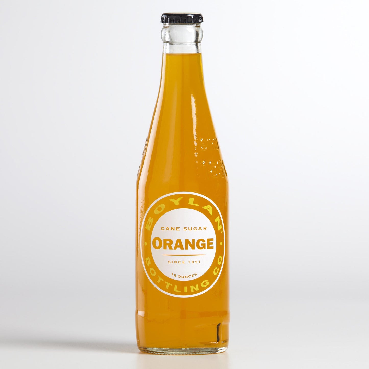 Boylan Soda, Orange, 12 fl oz (24 Glass Bottles)