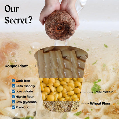 KLDSCP Protein Ramen Instant Noodles Soup “Spicy” Beef Flavor, 32g High Plant-Based Protein, 12 Packs, Non-Fried, Vegan, Low Fat, Non-GMO, Egg & Dairy Free, Healthy Asian Meal