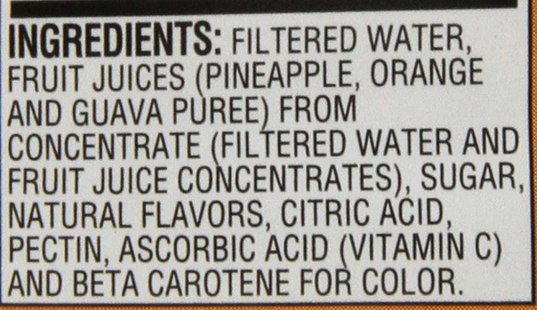 Langers Juice Cocktail, Pineapple Orange Guava, 64 Fl Oz (Pack of 8)
