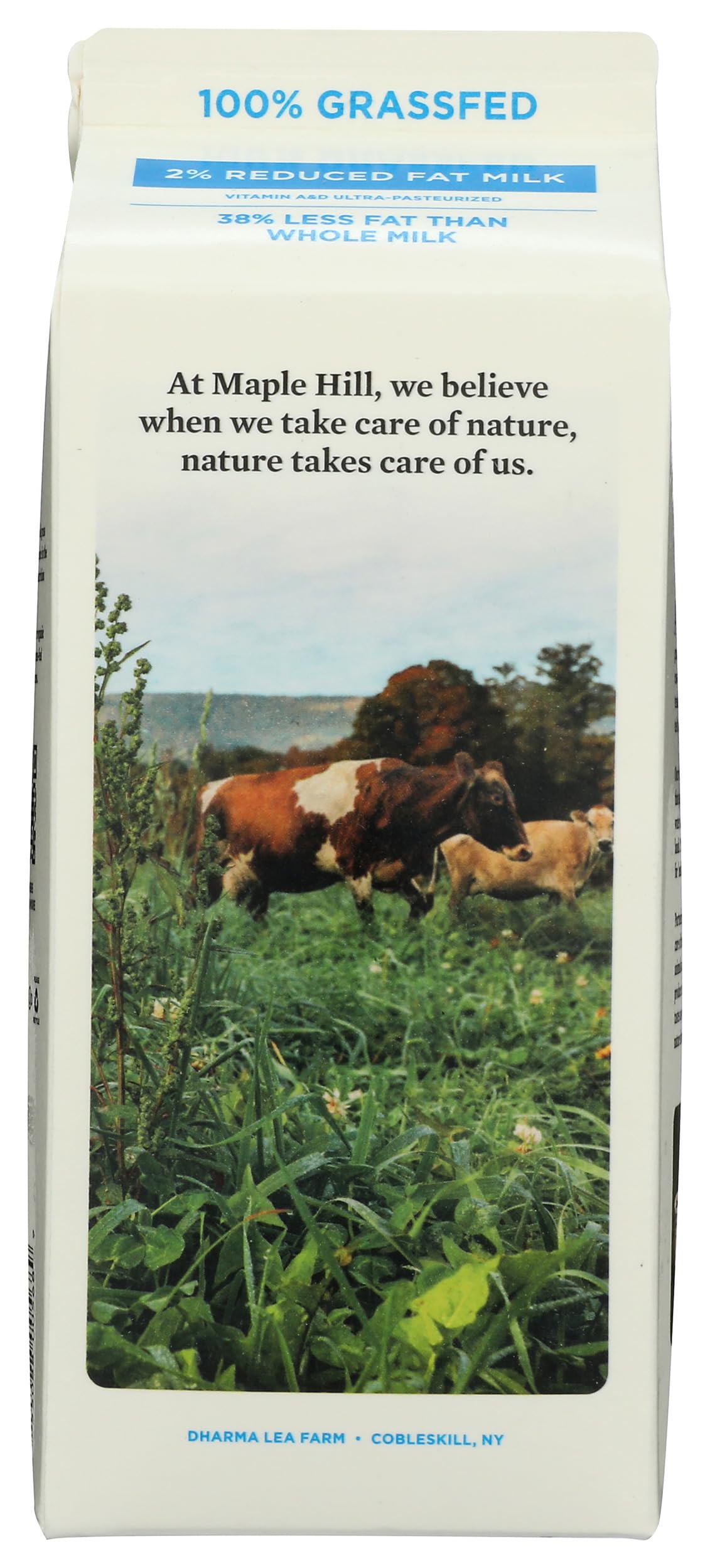 MAPLE HILL CREAMERY Organic 2% Reduced Fat Milk, 64 FZ