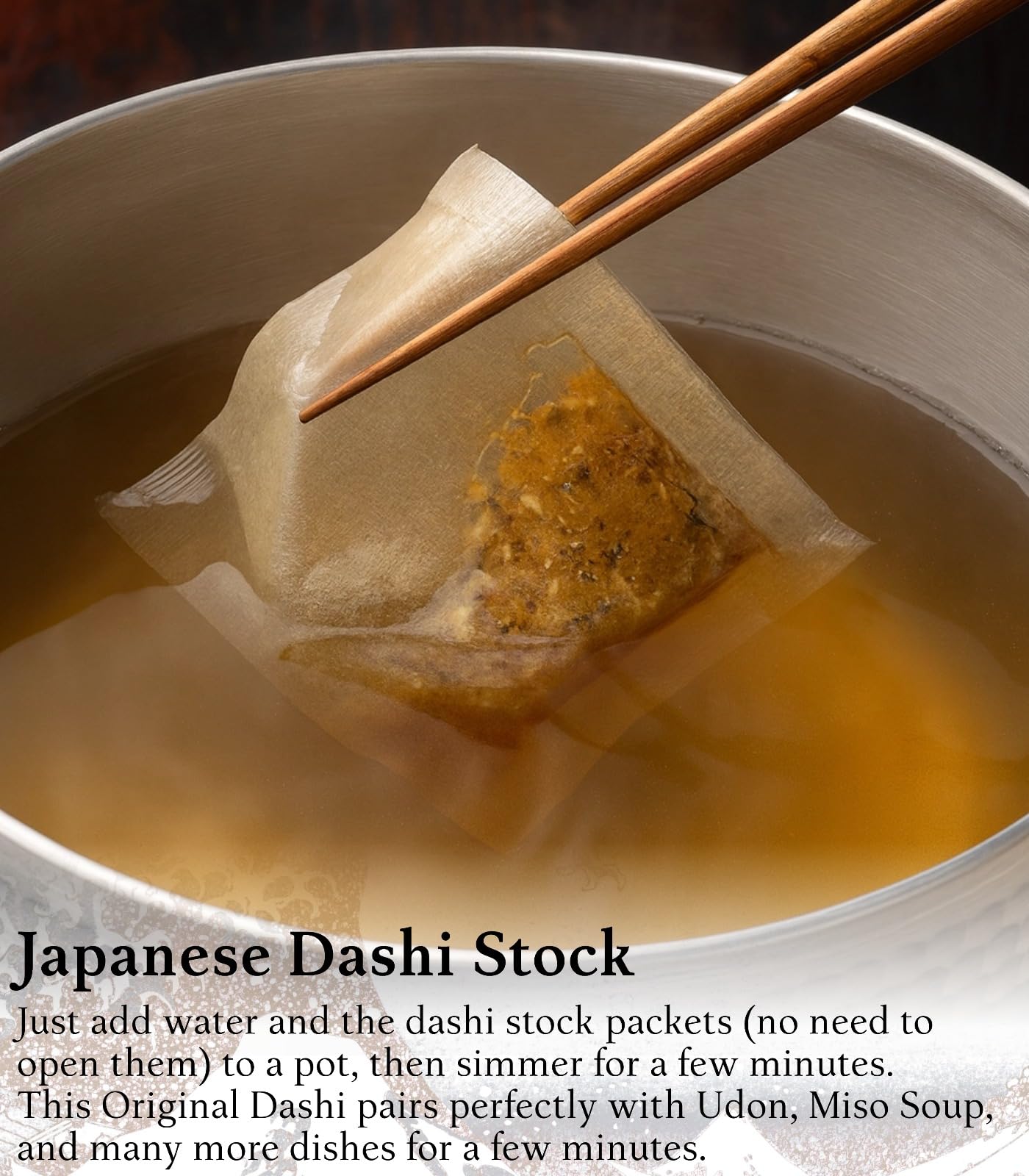 Japanese Mushroom Dashi Powder Soup Base - Natural Umami Dashi Soup Seasoning Stock with Shiitake, Bonito & Kombu, 20x8g Packs for Ramen, Udon, Miso Soup, Hot Pot(5.6oz)
