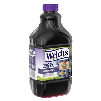 Welch's 100% Concord Grape Juice, No Sugar Added, 64 oz
