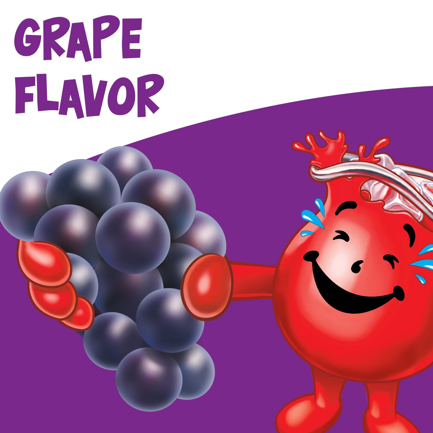 Kool-Aid Unsweetened Drink Mix, 1 Packet, for Flavorful Hydration and Shareable Refreshment, Grape Artificially Flavored, Good Source of Vitamin C, Caffeine Free, 0.14 oz