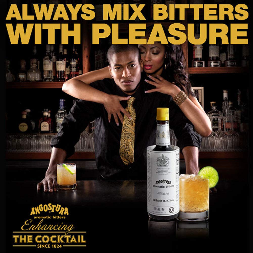 Angostura Aromatic Cocktail Bitters - 16 Ounce Bottle - PACK OF 2