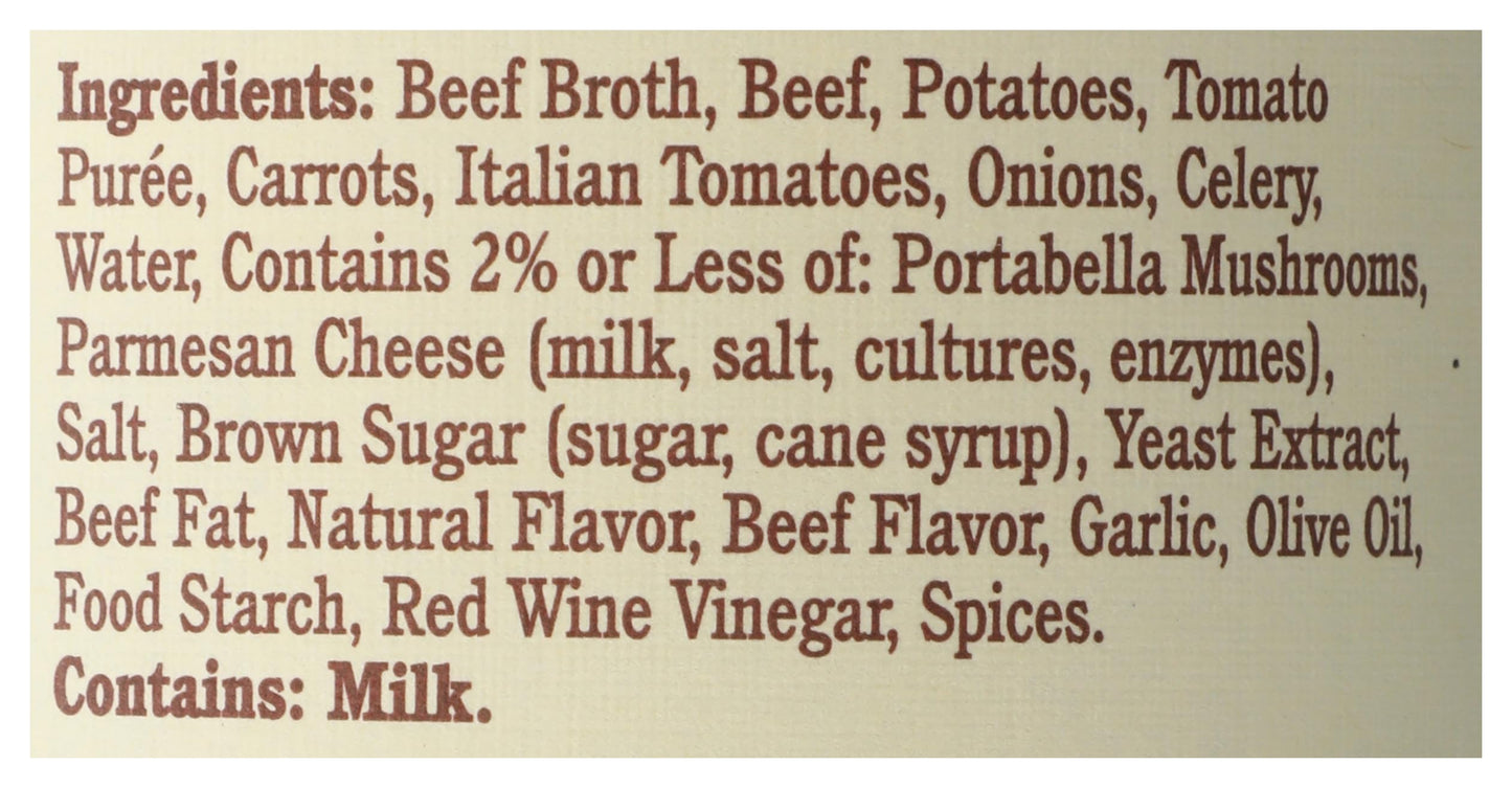 Rao's Made for Home Tuscan Beef Soup, 16 oz, Traditional Italian Heat and Serve Soup, Made with Premium Quality Ingredients (Pack of 4)