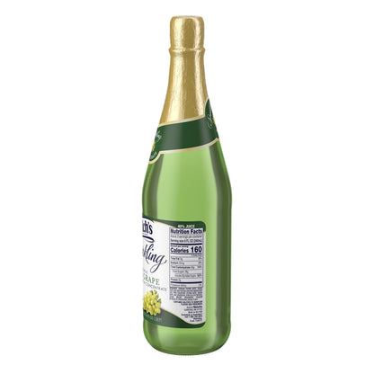 Welch's Sparkling White Grape Cocktail Juice, Non-Alcoholic, 25.4 Fl Oz