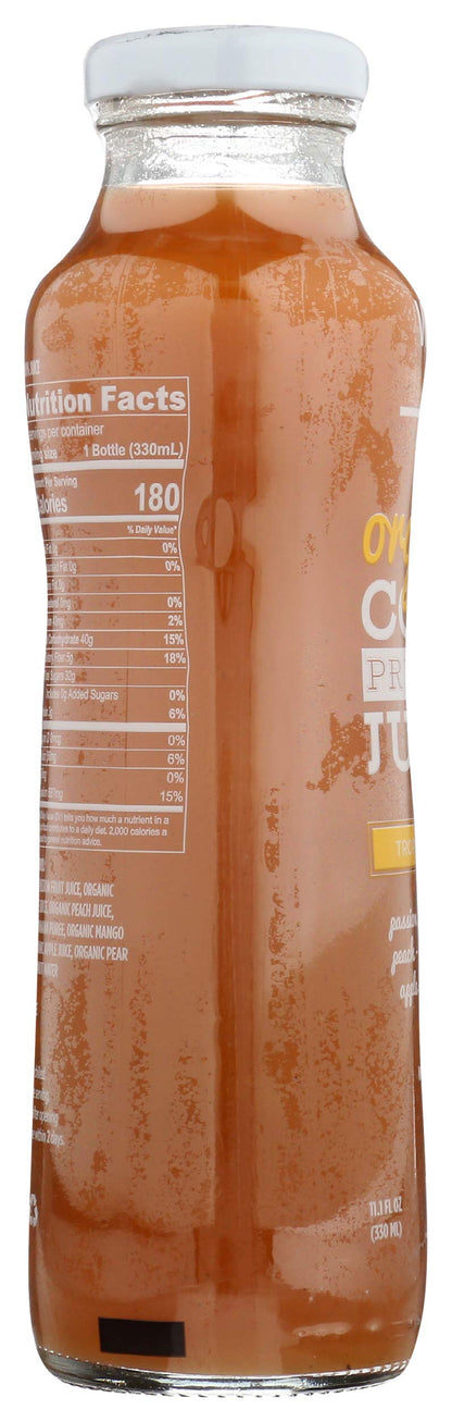 Allwello, Organic Cold Pressed Juice, Tropical Escape, 11.1 Fl Oz
