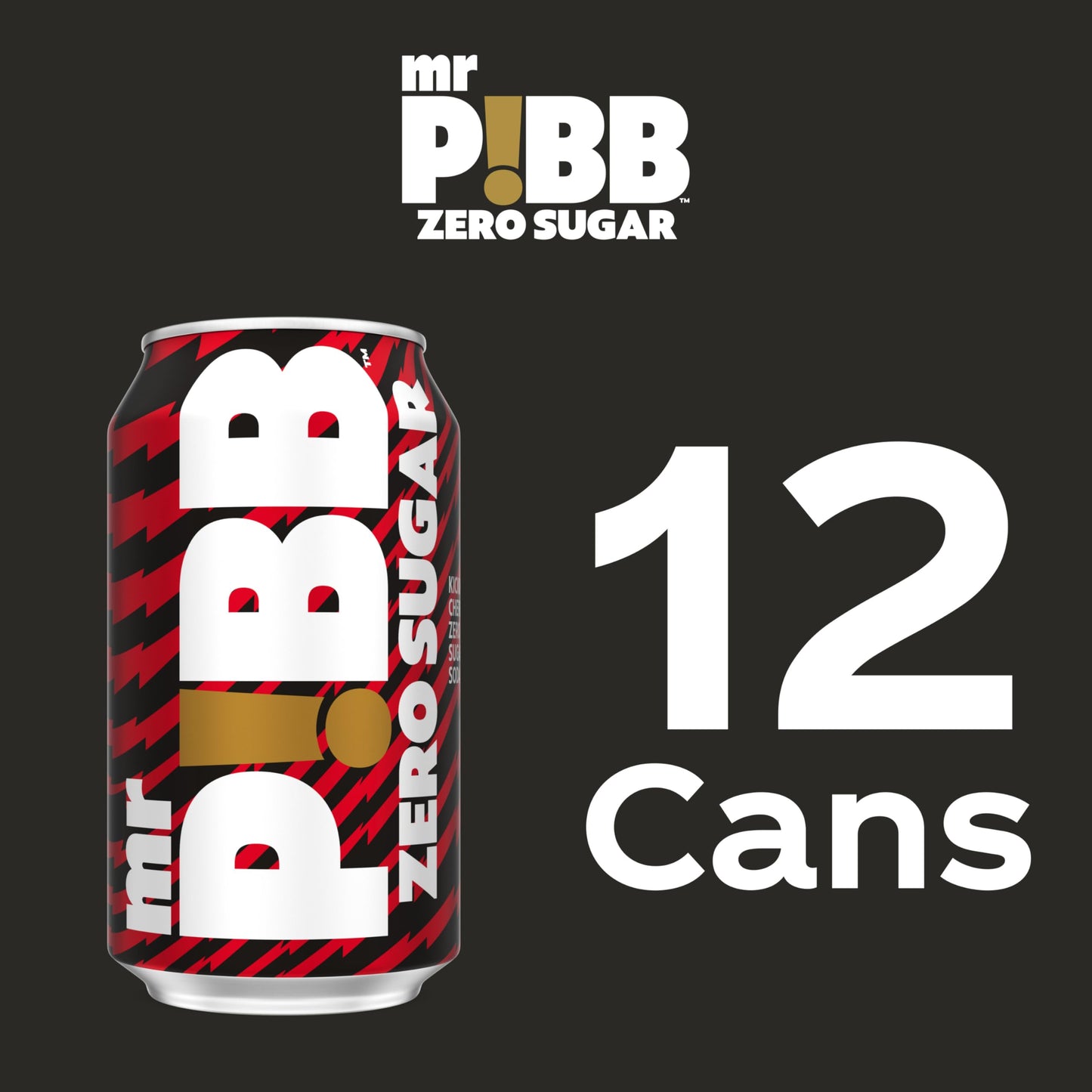 Mr Pibb Zero Sugar 12oz 12pk